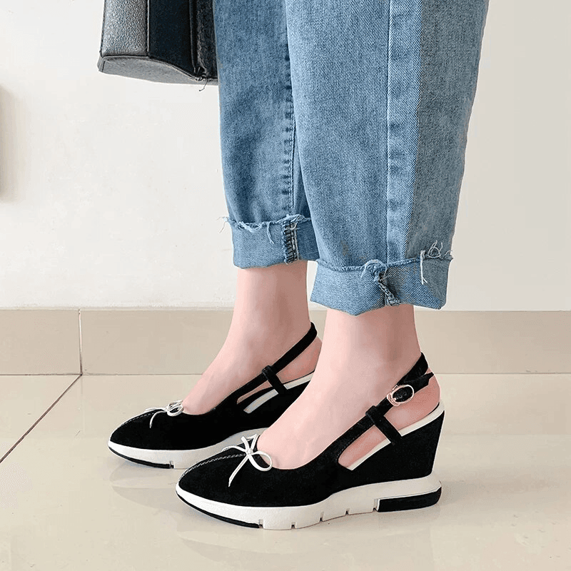 סנדלי פלטפורמה ממילנאו בגיזרת פפיון מרשימה להופעה נשית ממגנטת וללוק היסטרי - לה איסלה