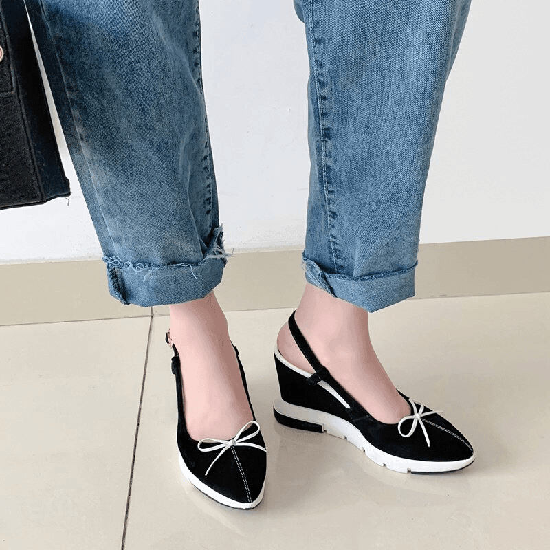 סנדלי פלטפורמה ממילנאו בגיזרת פפיון מרשימה להופעה נשית ממגנטת וללוק היסטרי - לה איסלה