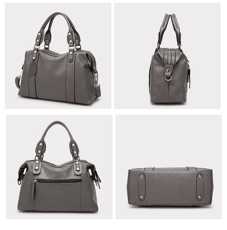 תיק צד לנשיאה גם ביד בחלוקה רבה ולא מתחכמת של תאים ללוק נשי עוצמתי - לה איסלה