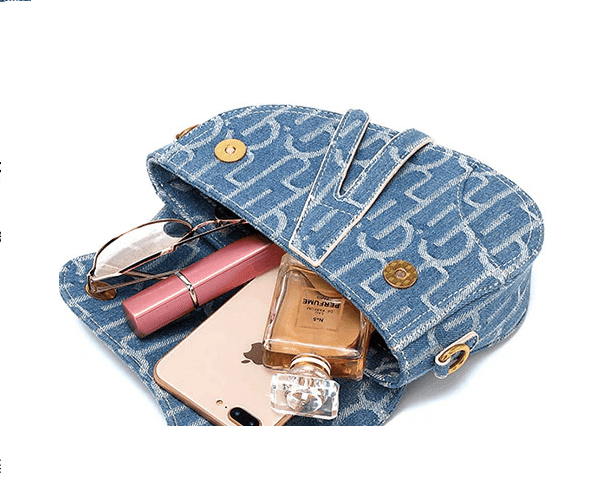 תיק ג'ינס יוקרתי ליציאות בגימור אלגנטי מתחכם להופעה נשית מדוייקת ויפה - לה איסלה