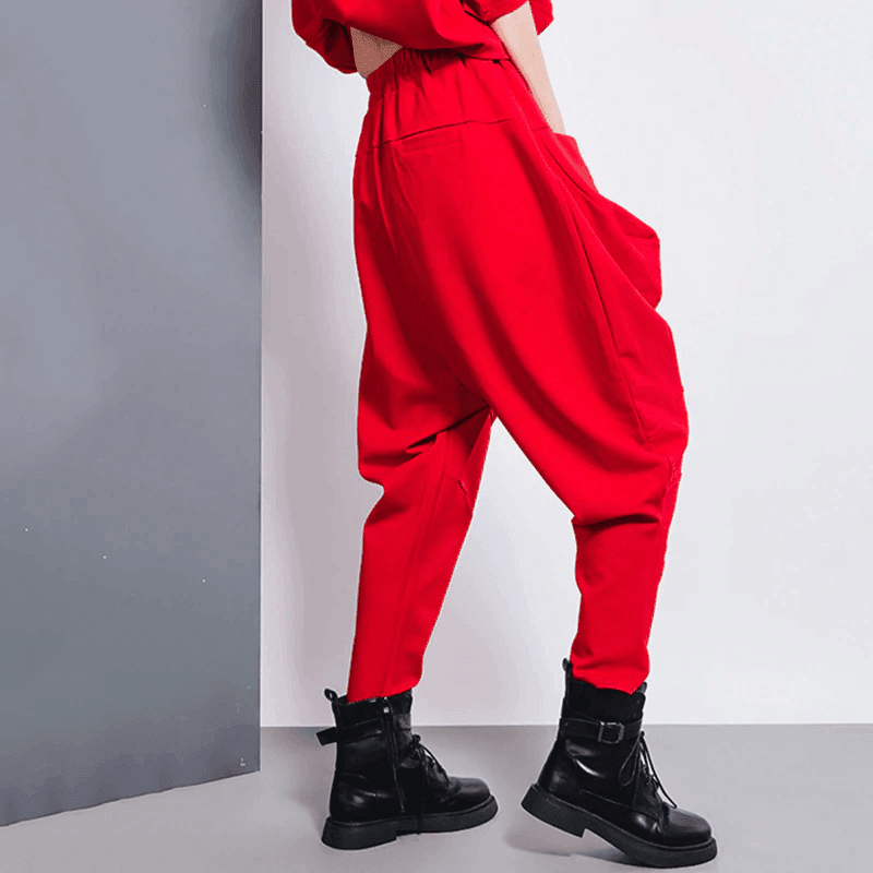 מכנס אוברסייז בגיזרת סאקי מדליקה ללוק סטייליסטי מגניב - לה איסלה