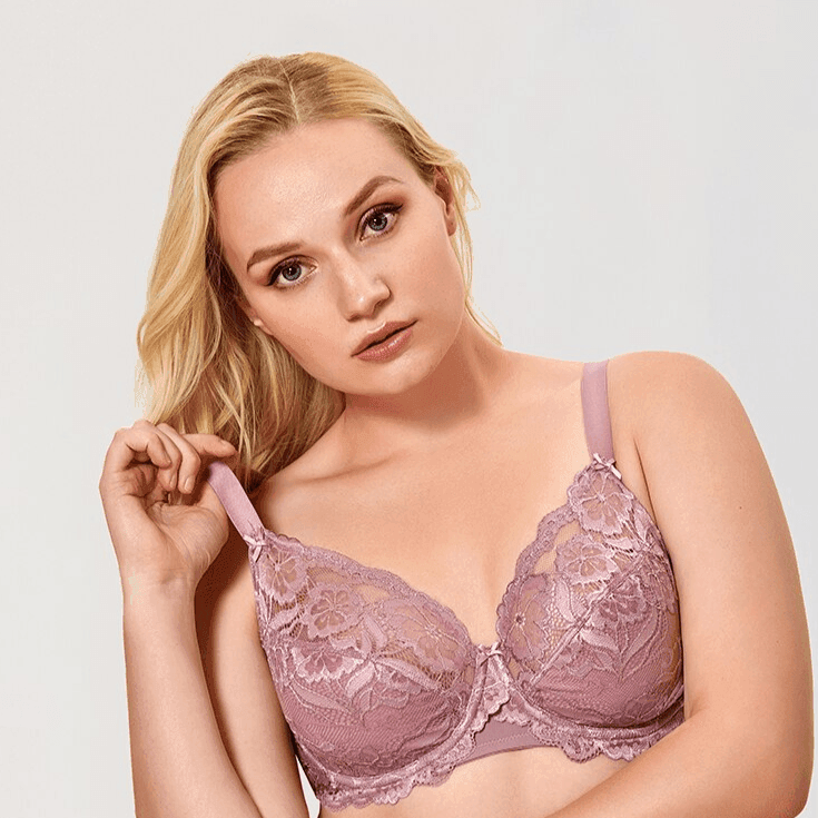 חזיית תחרה משגעת בכיסוי מלא ונוח לנשיות במיטבה - לה איסלה