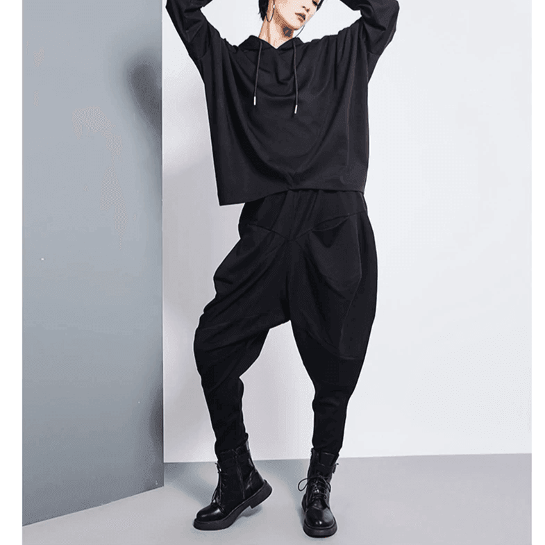 מכנס אוברסייז בגיזרת סאקי מדליקה ללוק סטייליסטי מגניב - לה איסלה