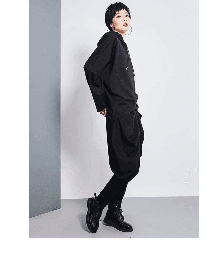 מכנס אוברסייז בגיזרת סאקי מדליקה ללוק סטייליסטי מגניב - לה איסלה