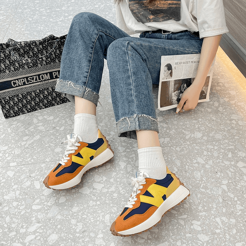 סניקרס אופנתיות בסגנון ניו בלאנס ללוק סופרטיבי טרנדי ולהופעה נשית כובשת - לה איסלה