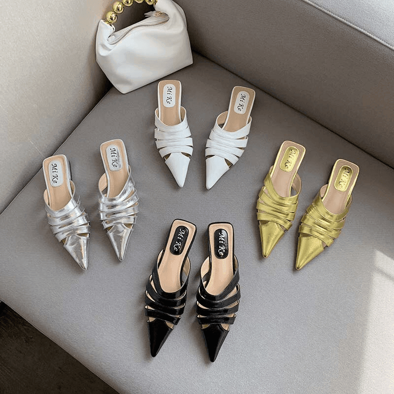 מוקסין שפיץ פתוח מאחור ביבוא איטלקי להופעה נשית משגעת וללוק שיגרוף מחמאות - לה איסלה