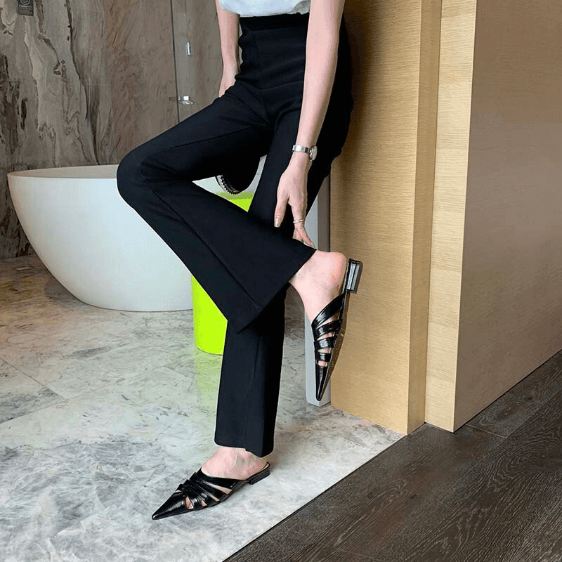 מוקסין שפיץ פתוח מאחור ביבוא איטלקי להופעה נשית משגעת וללוק שיגרוף מחמאות - לה איסלה