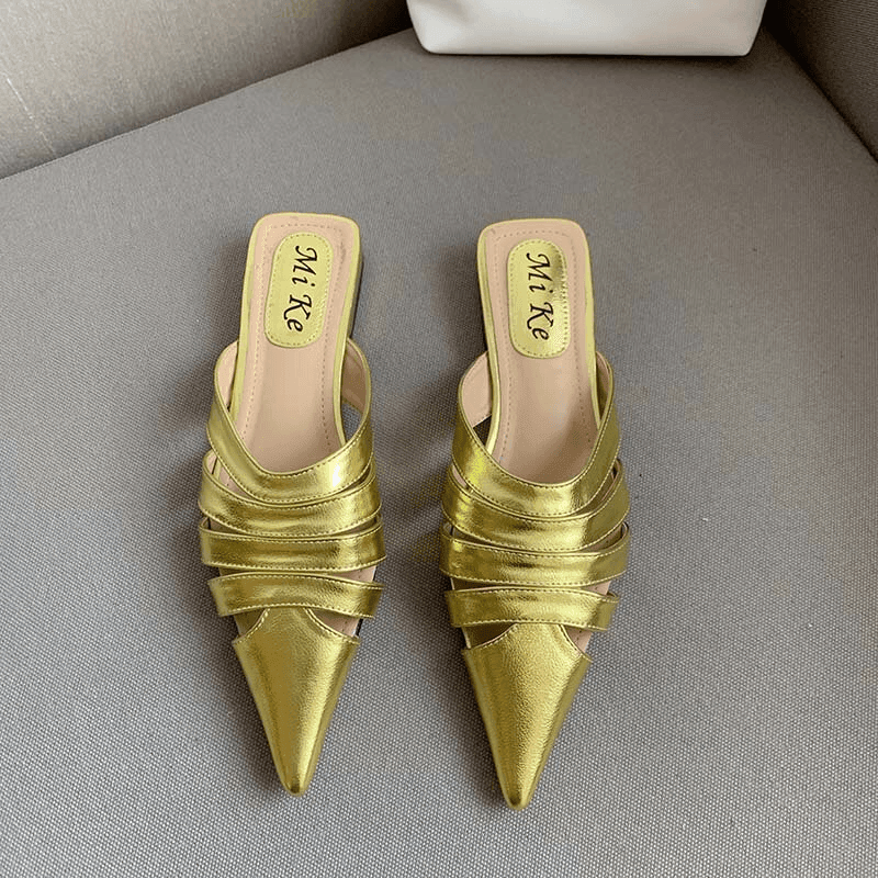 מוקסין שפיץ פתוח מאחור ביבוא איטלקי להופעה נשית משגעת וללוק שיגרוף מחמאות - לה איסלה