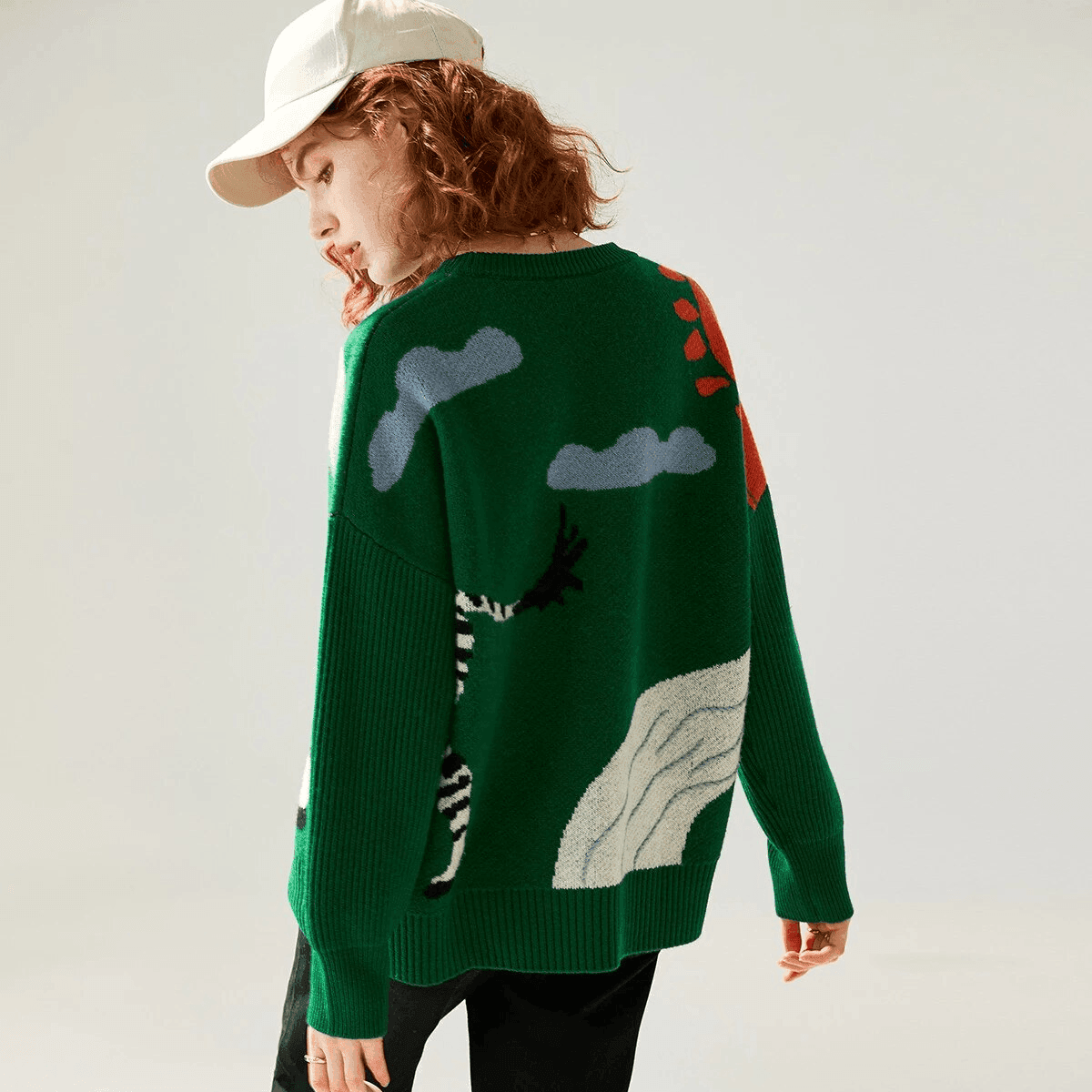 סריג מעצב בגימור של הדפס זברה אופנתי ללוק של אישה שרוצה לבלוט ולהופעה מרהיבה - לה איסלה