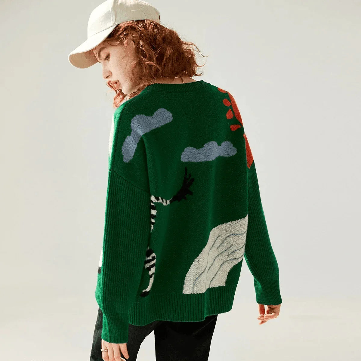 סריג מעצב בגימור של הדפס זברה אופנתי ללוק של אישה שרוצה לבלוט ולהופעה מרהיבה - לה איסלה