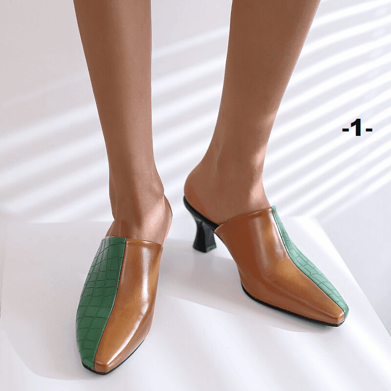 כפכף שפיצי מרשים מצרפת של מעצב ידוע באימום נוח לרגל ללוק נשי מרהיב - לה איסלה