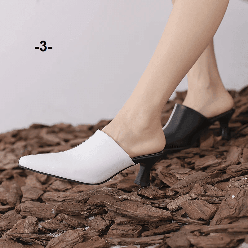 כפכף שפיצי מרשים מצרפת של מעצב ידוע באימום נוח לרגל ללוק נשי מרהיב - לה איסלה