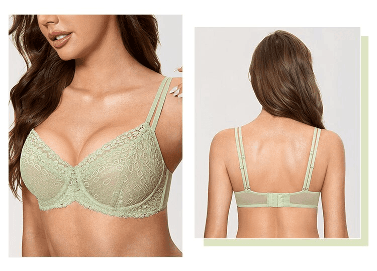 חזייה נשית סקסית עם עצם בגימור של בד כפול לתמיכה נכונה לחזה ולהופעה של חזה עגול - לה איסלה