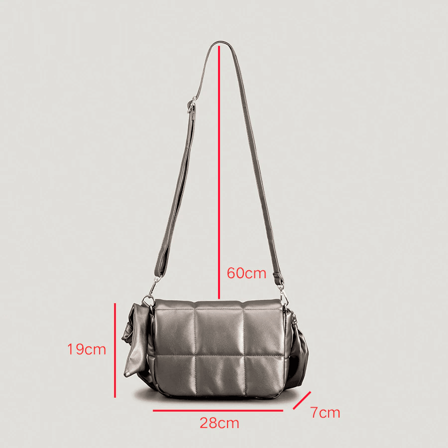 תיק איטלקי בגיזרה פופית מגניבה ללוק של אישה טרנדית לוהטת ולהופעה מרשימה - לה איסלה