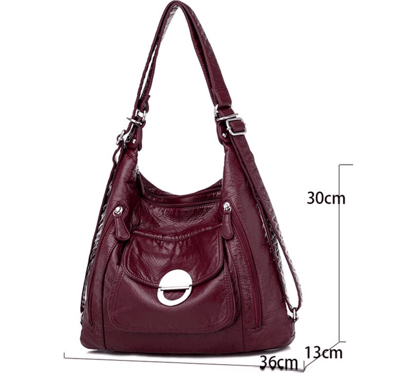 תיק גב שהוא גם לנשיאה בכתף בגימור פרקטי ואופנתי להופעה שתחרשי עליה כל העונה - לה איסלה