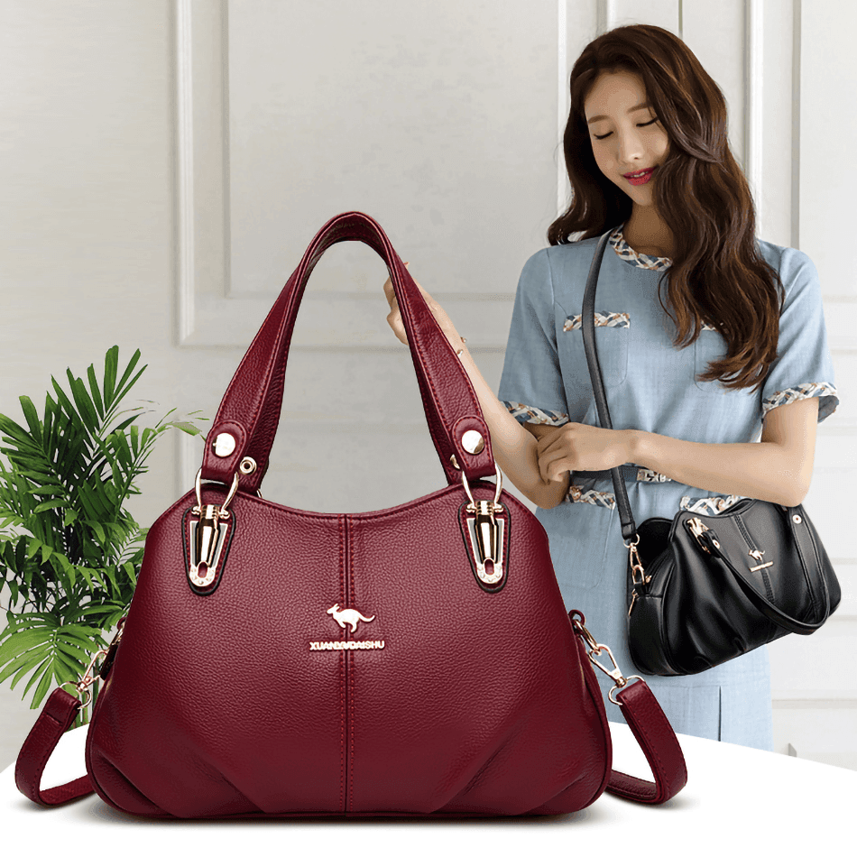 תיק כתף עם אופציה לידיות מפורטוגל בגיזרה נשית אופנתית ומושכת - לה איסלה