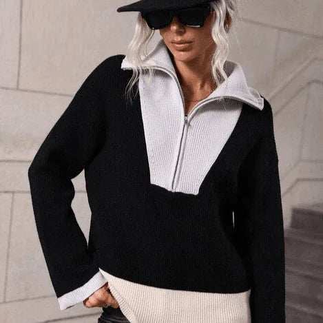 סריג ריץ רץ מחמם של מעצב יוקרתי ממילאנו ללוק של אישה שיודעת מה היא רוצה - לה איסלה