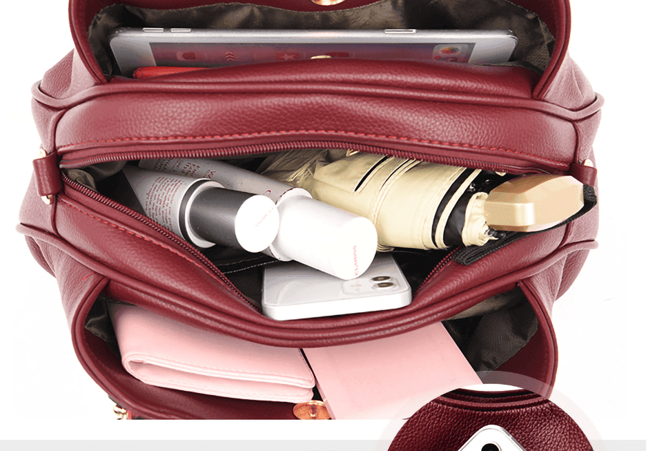 תיק כתף עם אופציה לידיות מפורטוגל בגיזרה נשית אופנתית ומושכת - לה איסלה