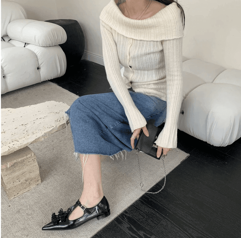 נעל בובה שפיצית עם פרנזים ללוק נשי מרהיב ולהופעה מעצימה שתרגישי בה לוהטת - לה איסלה