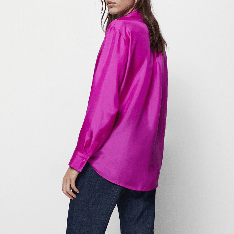 חולצת סטאן בקשירה נשית מהממת בגיזרה עדינה ומהפנטת ללוק ה-י-ס-ט-ר-י - לה איסלה