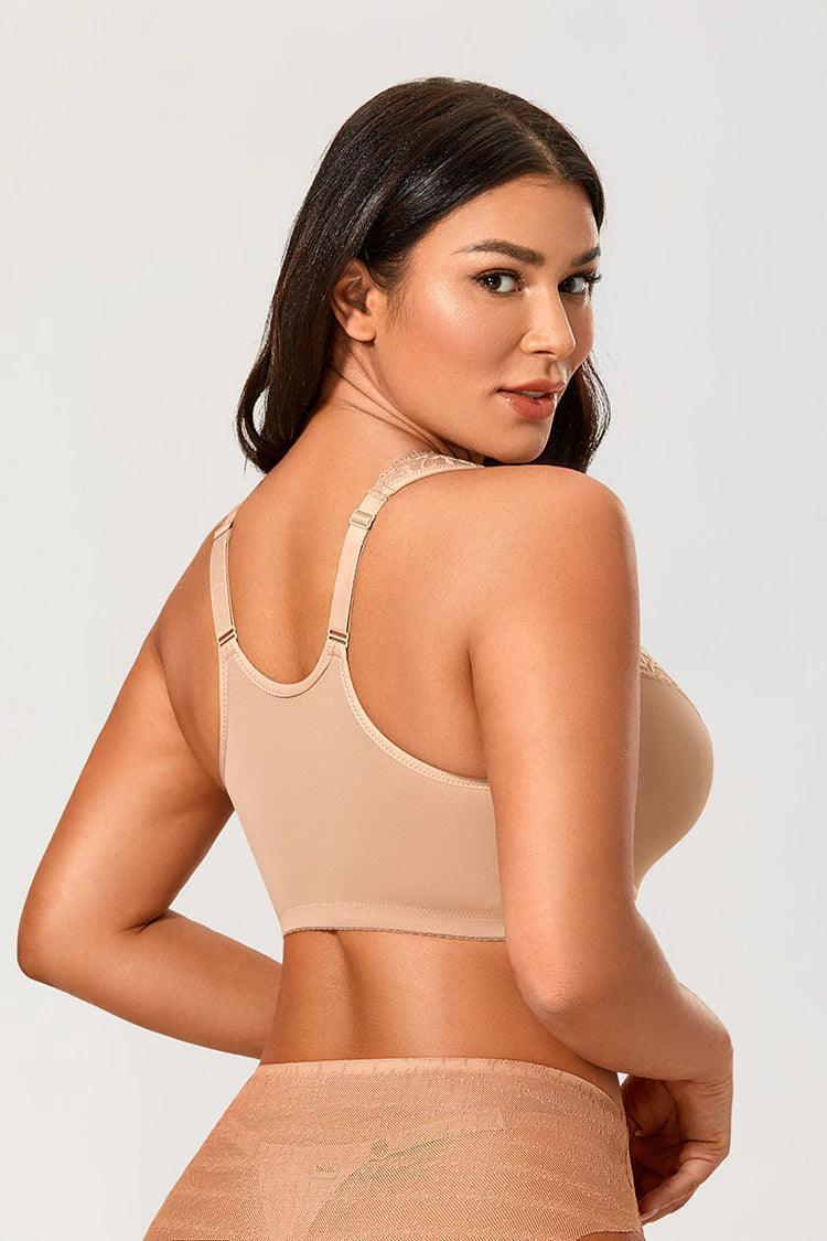 חזיית נוחות מדהימה עם פתיחה וסגירה קדמית וכתפיות רחבות - לה איסלה