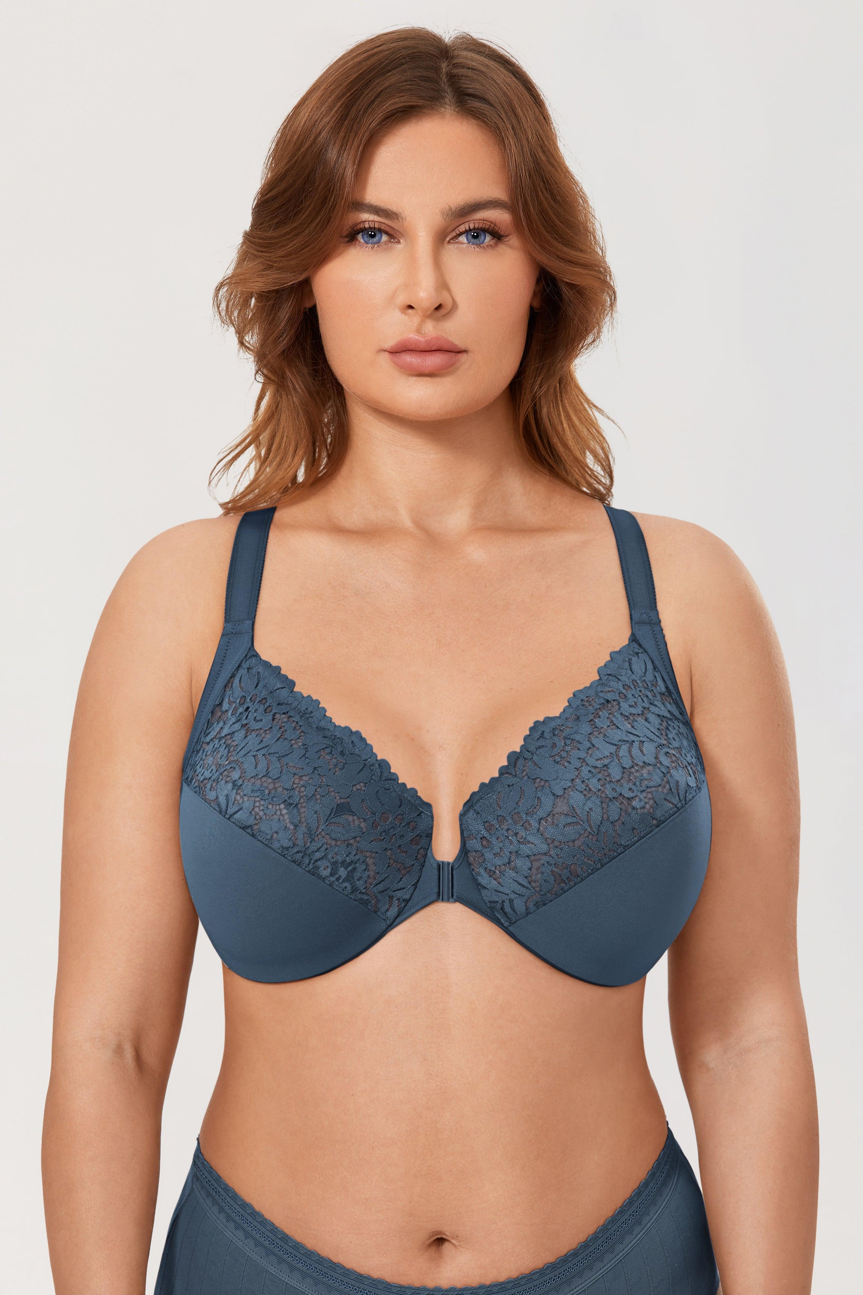 חזיית תחרה מהממת בסגירה קידמית מאזנת ללוק נשי ועדין לקיץ - לה איסלה