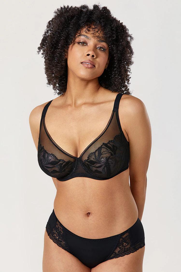 חזייה סקסית עם עצם בשילוב תחרת פרחים משגעת לתחושת ביטחון - לה איסלה