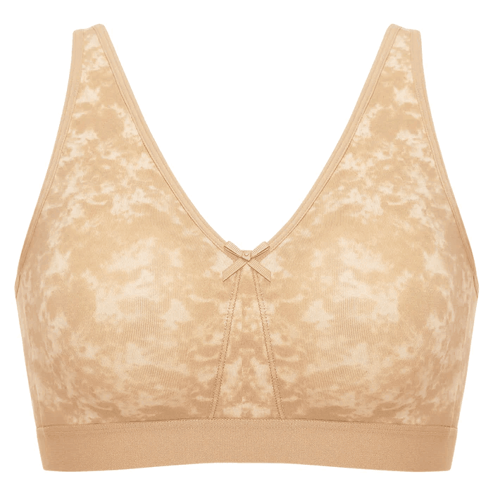 חזיית כותנה נוחה ללא עצם למראה נשי עדין ומיוחד - ורוד - לה איסלה