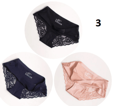 שלישיית תחתוני תחרה סקסיות - לה איסלה