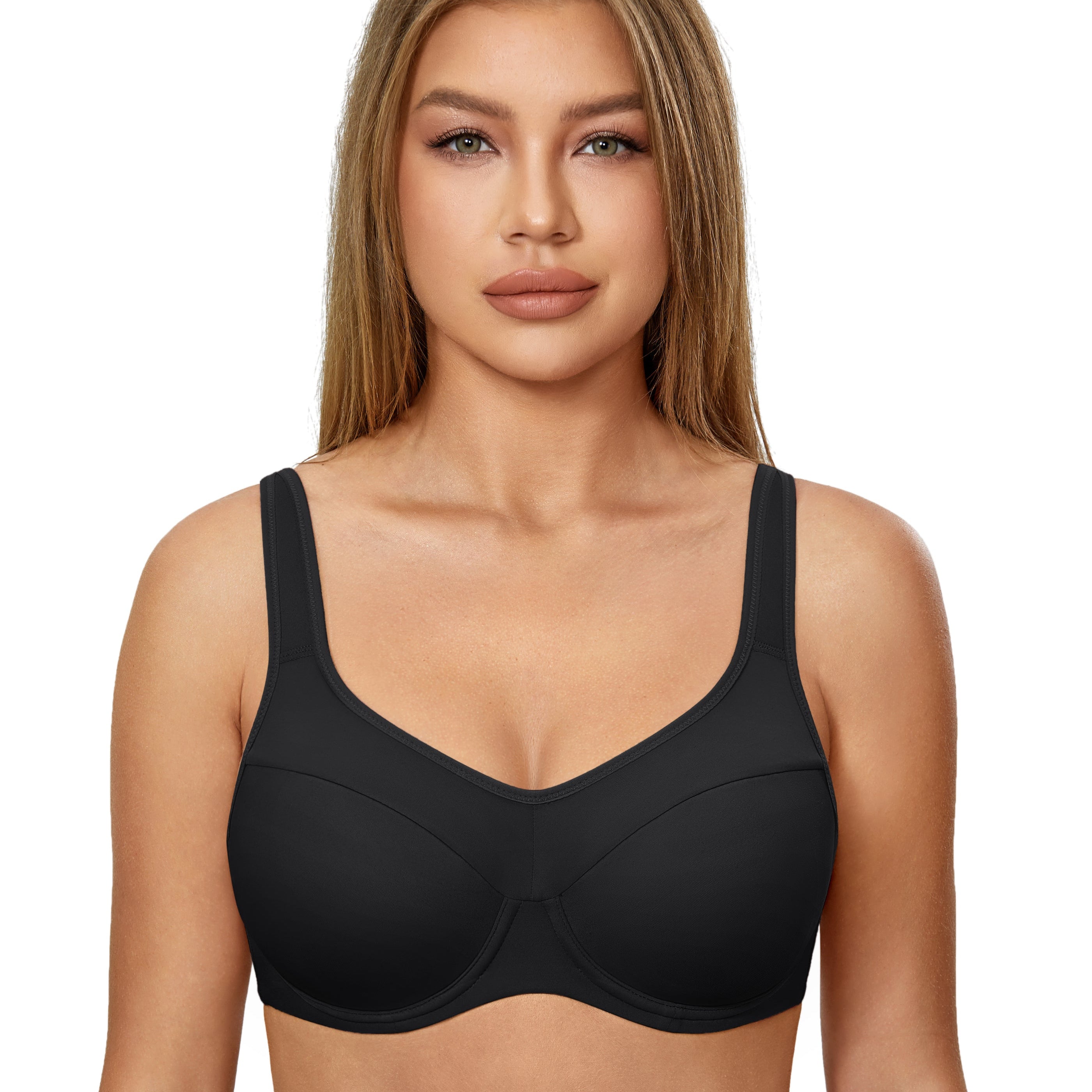 חזיית מינימייזר בגיזרה נשית אתנית לאחיזה נושמת לחזה וללוק עכשווי