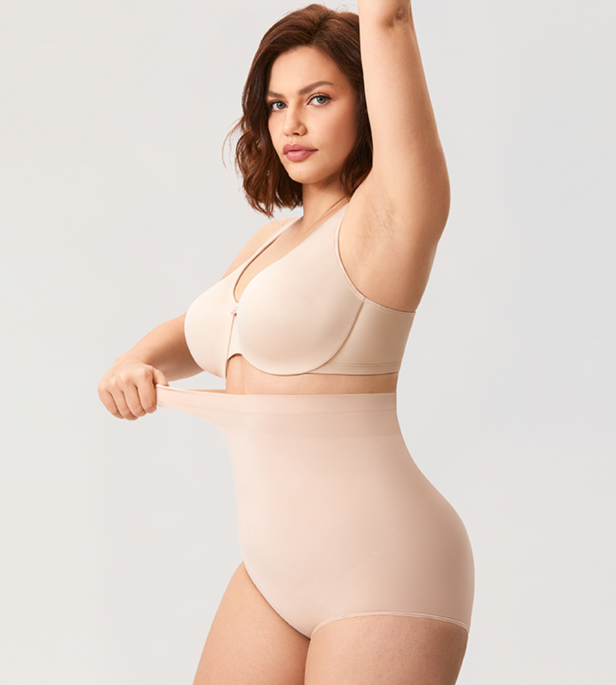 תחתון מחטב בגזרה גבוהה – שליטה בבטן (Seamless)