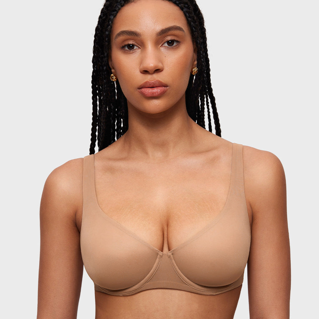 חזיית עצם קלילה לעונת הקיץ מבד מנדף זיעה ללוק נשי סוחף