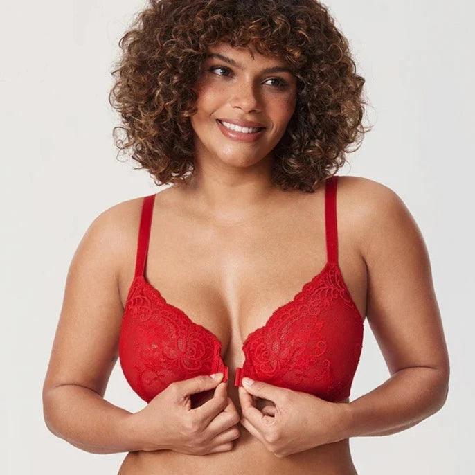 חזיית פרימיום מהממת בסגירה קידמית מאזנת ללוק נשי ועדין - לה איסלה: אופנה וחזיות פרימיום