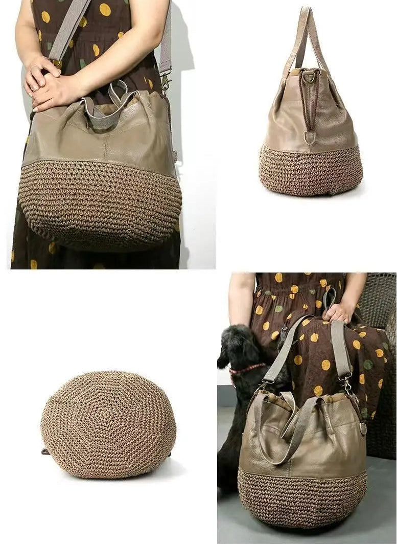 תיק עור של מעצב ספרדי בגימור בסגנון אתני מיוחד להופעה נשית מרהיבה