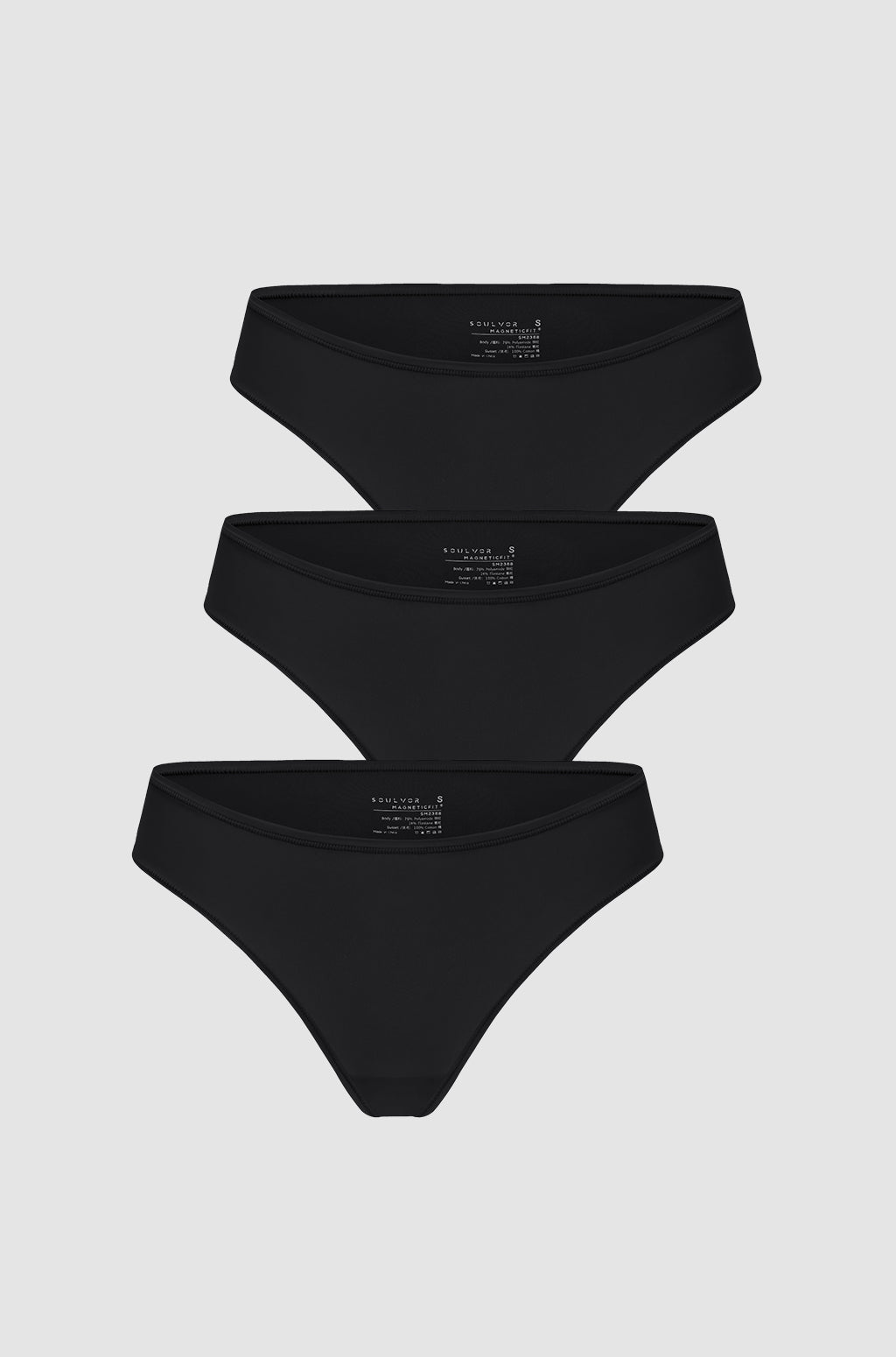 מארז תחתוני ביקיני High Cut – נוחות מושלמת (3 יח׳)