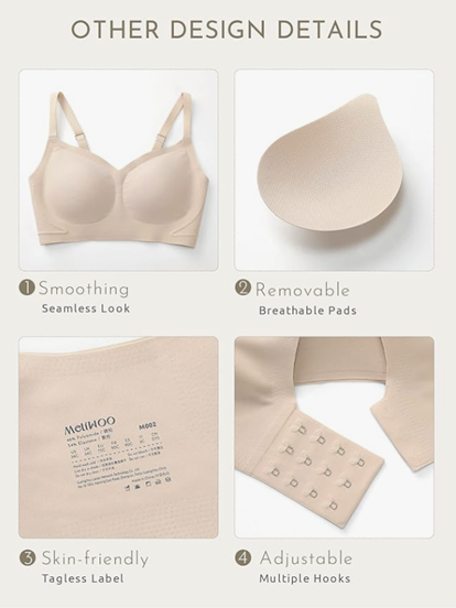 חזייה פרימים ללא עצם בגיזרה אורטופדית לגב זקוף בסינגון טופ קייצי נוח ללוק נשי פרקטי